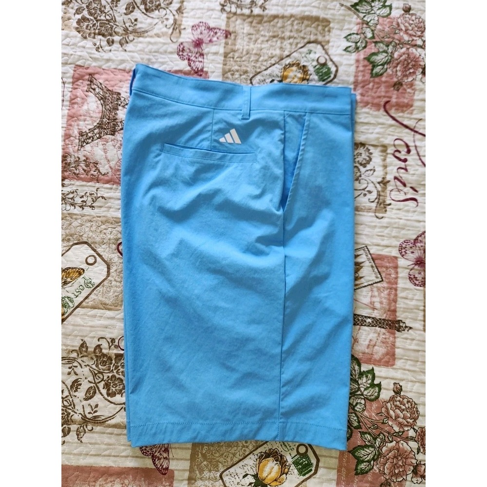 Adidas ADVR0918 Men's Ripstop Golf Shorts Blue‎ Burst Size 38